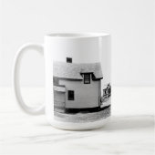 Newburyport港の灯台 コーヒーマグカップ (左)