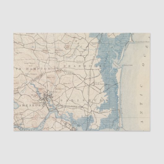 Newburyport、マサチューセッツ 薄葉紙 (正面)