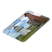 Newburyport Harbor Range Lights, MA Flexi Magnet マグネット (左側)