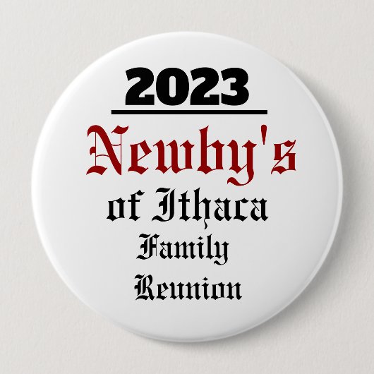 NEWBY懇親会ボタン 缶バッジ (正面)