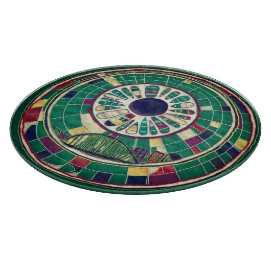 Newcastle bridge pattern  カッティングボード (角)