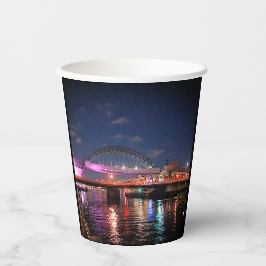 Newcastle bridges 紙コップ (正面)