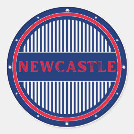 Newcastle City Pride Emblem – Australian Identity ラウンドシール