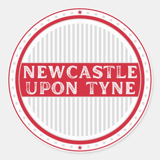 Newcastle City Pride Emblem – English Identity ラウンドシール (正面)