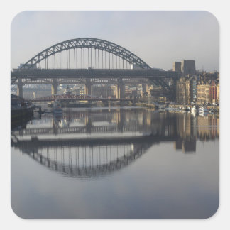 Newcastle Quayside & the Tyne Bridge スクエアシール