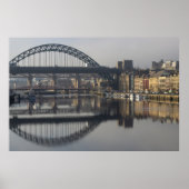 Newcastle Quayside & the Tyne Bridge ポスター (正面)