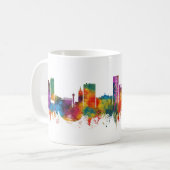 Newcastle UK Skyline コーヒーマグカップ (正面左)