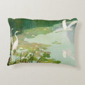 Newell Convers Wyethによる夏のヘロン アクセントクッション (裏面)