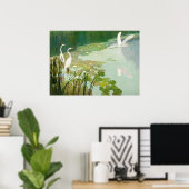 Newell Convers Wyethによる夏のヘロン ポスター (ホームオフィス)