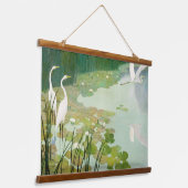 Newell Convers Wyethによる夏のヘロン 吊り下げ型タペストリー (傾斜あり)