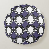 Newest mandala pattern design  ラウンドクッション (正面)