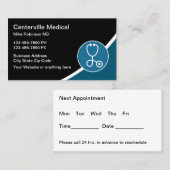 Newest Medical Appointment Business Cards 名刺 (正面/裏面)