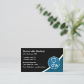 Newest Medical Appointment Business Cards 名刺 (スタンド正面)