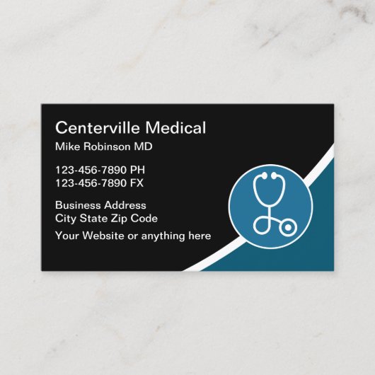 Newest Medical Appointment Business Cards 名刺 (正面)
