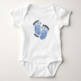 newest running buddy baby bodysuit ベビーボディスーツ