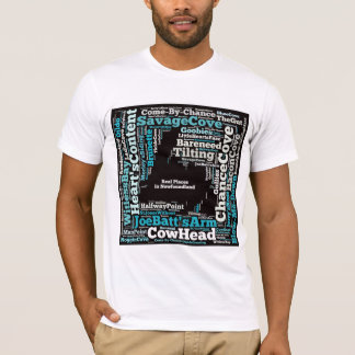 Newfieの実質の場所 Tシャツ