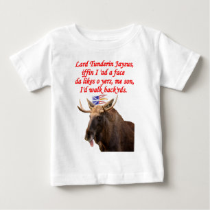 NEWFIEの歩行BACKWARDS.png ベビーTシャツ