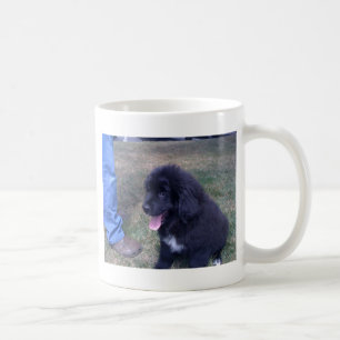 Newfieの美しい子犬(ニューファウンドランド犬の品種) コーヒーマグカップ