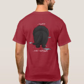 Newfie -私は熱狂します tシャツ (裏面)
