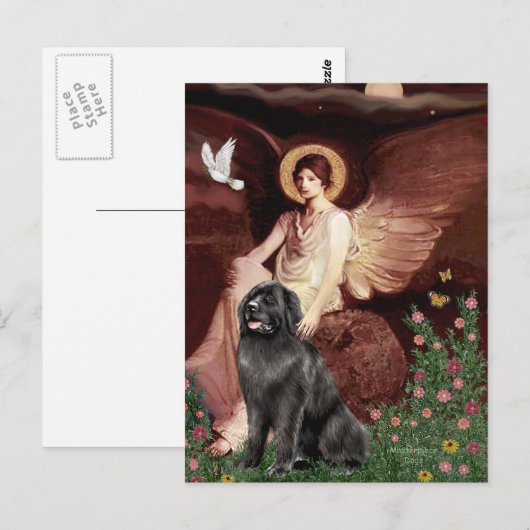 Newfie 2 - Suited Angel ポストカード (正面/裏面)