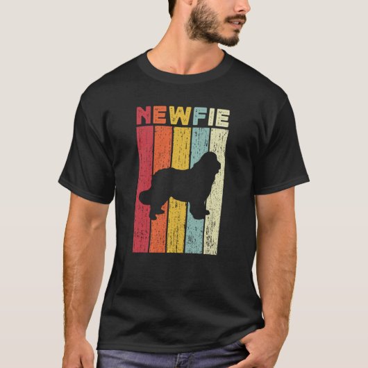 Newfie For Men Women Kids Newfoundland Dog Dad Mom Tシャツ (正面)