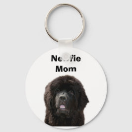 Newfie Mom Keychain キーホルダー