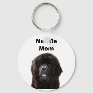 Newfie Mom Keychain キーホルダー
