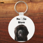 Newfie Mom Keychain キーホルダー (正面)