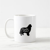 Newfie Mom - Newfoundland Mom - Newfie Dog Moms コーヒーマグカップ (左)