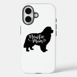 Newfie Mom - Newfoundland Mom - Newfie Dog Moms iPhone 16ケース