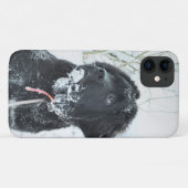Newfie Newfoundlandの写真を挿入 Case-Mate iPhoneケース (裏面(横))