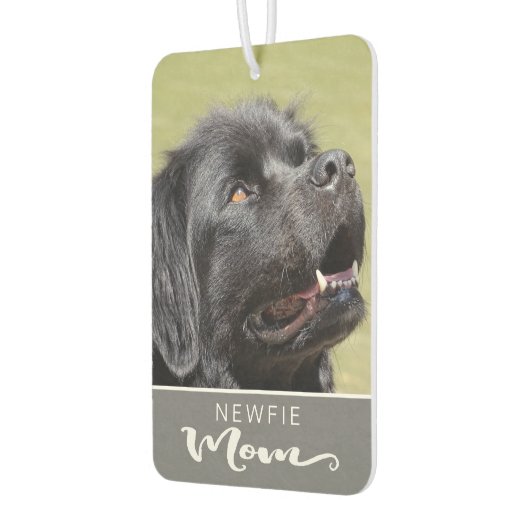Newfie Newfoundland Mom Insert Dog's写真 カーエアーフレッシュナー (左)