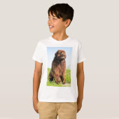 newfie sitting.png tシャツ (正面フル)