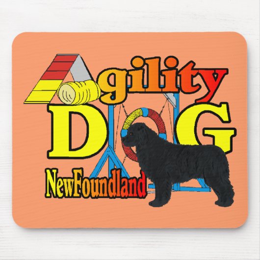 Newfoundland_Agilityギフト マウスパッド (正面)