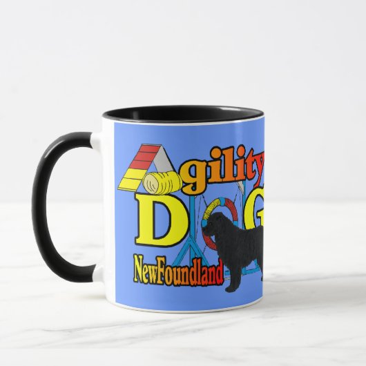 Newfoundland_Agilityギフト マグカップ (左)