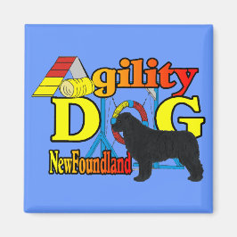 Newfoundland_Agilityギフト マグネット