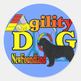 Newfoundland_Agilityギフト ラウンドシール