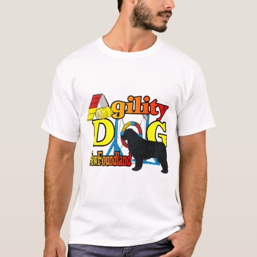 Newfoundland_Agilityギフト Tシャツ (正面)