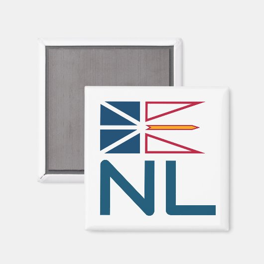 Newfoundland and Labrador flag マグネット (正面/裏面)
