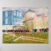 NEWFOUNDLAND CANADA - WATER COLOR ポスター (正面)