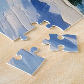 Newfoundland Christmas Lighthouse Holiday ジグソーパズル (側面)