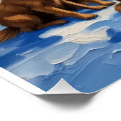 Newfoundland Christmas Lighthouse Holiday ポスター (コーナー)