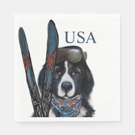 NEWFOUNDLAND DOG  スタンダードランチョンナプキン