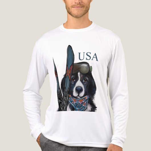 NEWFOUNDLAND DOG  トライブレンドＴシャツ (正面)