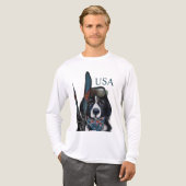 NEWFOUNDLAND DOG  トライブレンドＴシャツ (正面全体)