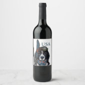 NEWFOUNDLAND DOG  ワインラベル (正面)