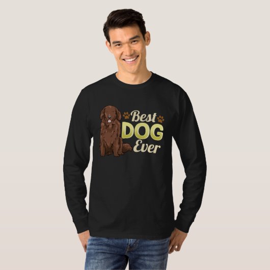 Newfoundland dog tシャツ (正面フル)
