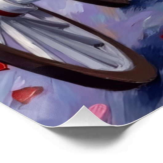 Newfoundland Dog Valentine's Day  ポスター (コーナー)