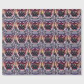 Newfoundland Dog Valentine's Day  ラッピングペーパー (フラット)