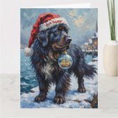 Newfoundland Gentle Christmas Rescue カード (正面)